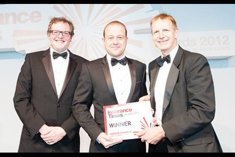 IT Awards 2012, Chartered Loss Adjuster of the Year, Winner, Andrew Considine, GAB Robins